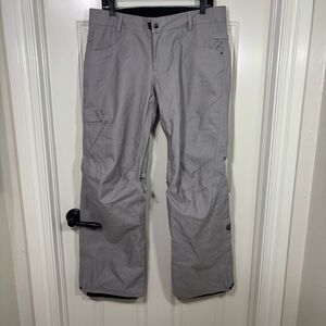 686 InfiDRY Standard Insulated Waterproof Snowboard Ski Pants Men’s M Gray